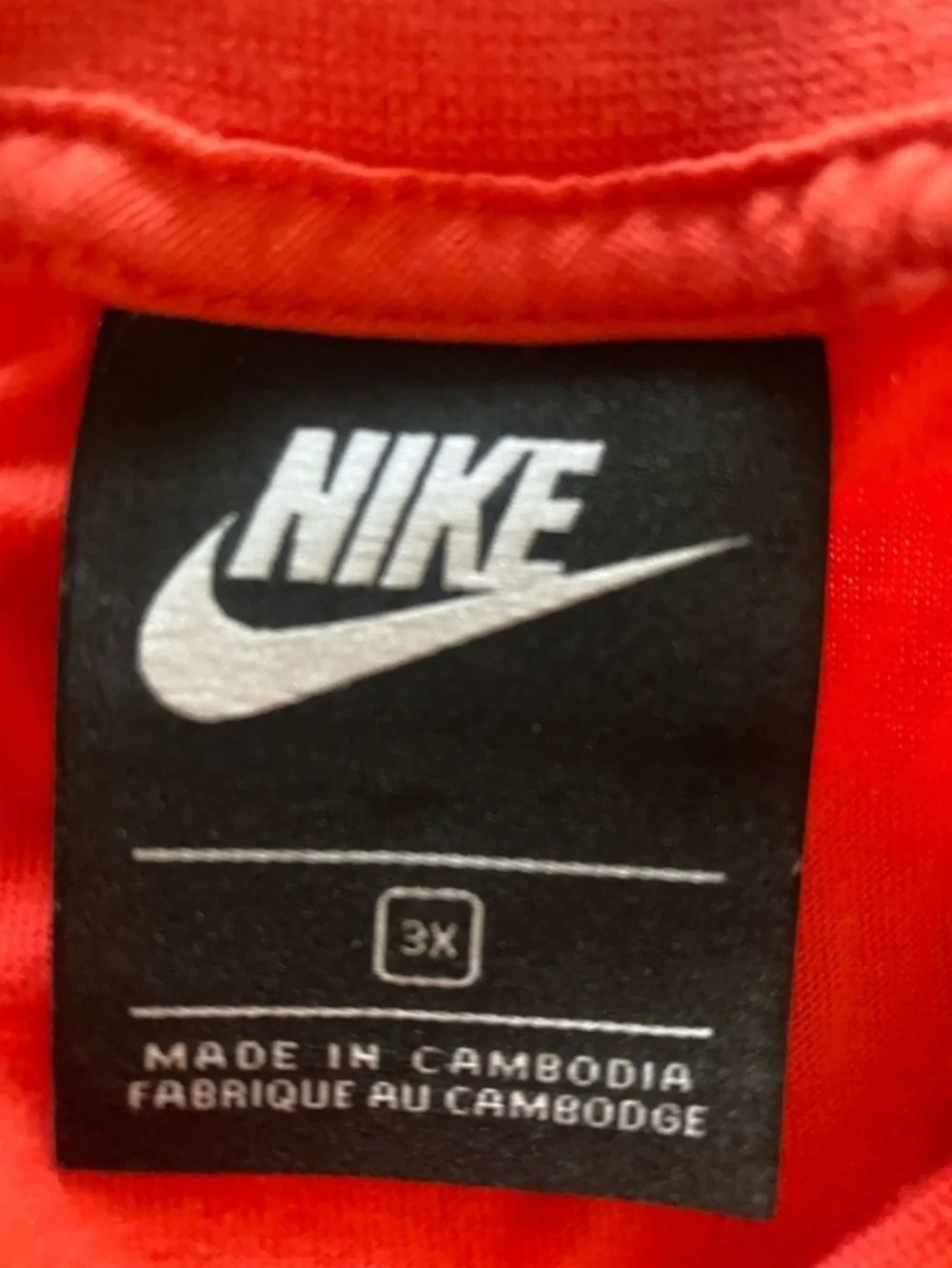 Nike Red Sleeveless Romper with Retro Stripe. Size 3XL